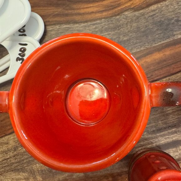 Vintage Metlox Pottery in Poppy Trail Red - Picture 2 of 4